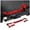 Red, variant on TINKI Soft 3D Real Carbon Fiber Car Car Roof Convertible Switch Panel Trim Decor Trim Kit Compatible with Corvette C8 Stingray Z06 Z51 2020 2021 2022 2023 Interior Decoration Accessories