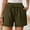 Army Green, variant on Jean Shorts for Women Trendy High Waisted Stretchy Denim Cargo Shorts Buttoned Waist Summer Country Concert