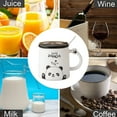 thumbnail image 5 of Taza de panda de 370ml con tapa, cuchara, taza de agua de cerámica de dibujos animados, taza de café para desayuno en el hogar, 5 of 5