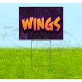 thumbnail image 1 of Wings (18" x 24") Yard Sign, Includes Metal Step Stake, 1 of 6