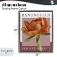 thumbnail image 4 of Stupell Industries Traditional Ranunculus Flower Market Gray Floating Frame Canvas Art, 25 x 31, by Jennifer Stith, 4 of 8