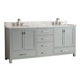 thumbnail image 5 of Avanity MODERO-VS72-WT-C Modero 72" Free Standing Double Basin Vanity Set - White, 5 of 7