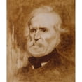thumbnail image 2 of Eugène Carriere 12x14 Black Ornate Wood Framed Double Matted Museum Art Print Titled: Portrait of Auguste Blanqui (1805-1881), Politician. (1880), 2 of 5