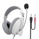 thumbnail image 1 of Auriculares supraaurales con cable de 3,5 de línea de Auriculares blanco jinwen Auriculares para juegos con cable, 1 of 8
