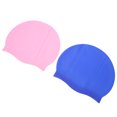 thumbnail image 4 of Gorros de natación de silicona duraderos, gorro de natación de 2 piezas Gorro de natación unisex Diseño a prueba de futuro, 4 of 9