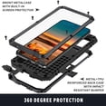 thumbnail image 2 of ELEHOLD for Samsung Galaxy S21 6.2" Case, Heavy Duty Armor Built-in Explosion-Proof Tempered Glass Screen Protector Wireless Charging Hang Rope Hidden Kickstand Shockproof Rugged Case,Black, 2 of 8