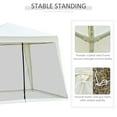 thumbnail image 5 of Outsunny 10’ x 10’ Cream White Pop-up Outdoor Canopy, UV Protection, 5 of 10