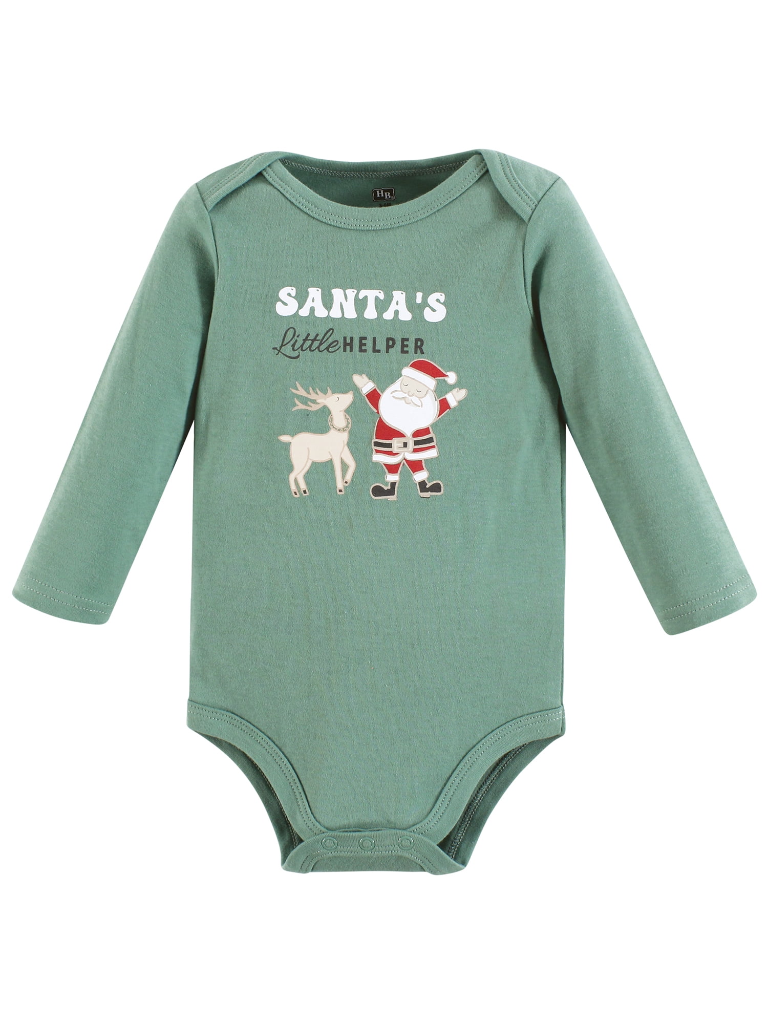 Hudson Baby Cotton Long-Sleeve Bodysuits, 3- Pack, Newborn- 24 Months