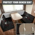 thumbnail image 2 of XYZCANDO Skeleton Crow RV Dinette Cushion Covers Camper Accessories for Inside Bench Seat Cover Washable Sofa Covers for 2 Cushion Couch Comfortable Sofa Slip Covers Black, 2 of 7
