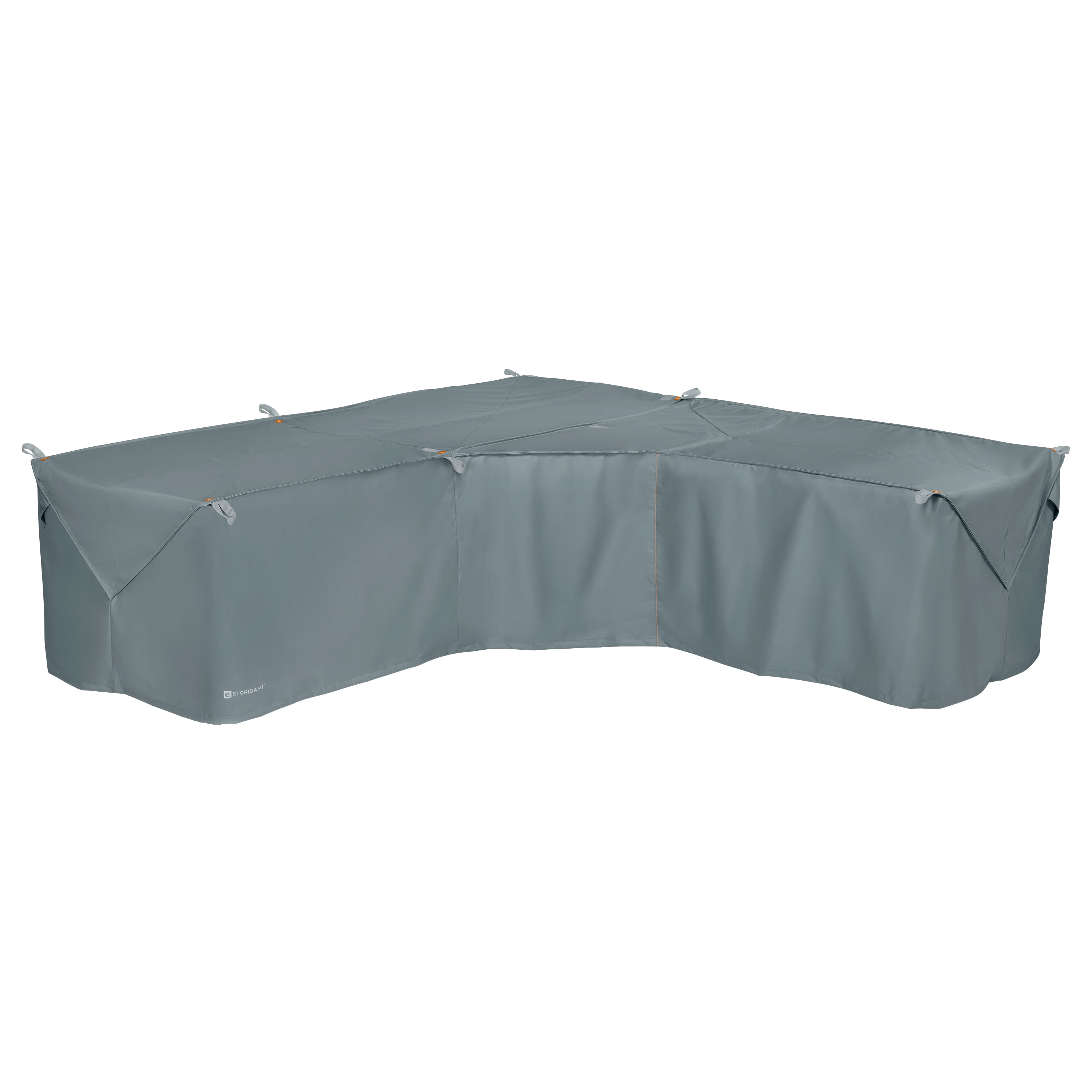 Size : 300x300x98x70cm L-shaped Outdoor Sofa Cover Dustproof And Waterproof Protection Furniture Cleaning 210D Oxford Cloth 300x300x98x70cm Black