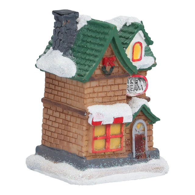 Casas de pueblo de Navidad ANGGREK Otros 76x55x46mm