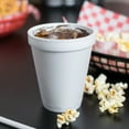 thumbnail image 2 of Dart Disposable Insulated Drinking Cup White Styrofoam 10 oz. 25 Ct 10J10, 2 of 8