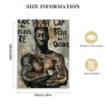 thumbnail image 2 of Acheng Black King and Queen Poster Wall Decor African American Couple Set of 2 Black Man and Women Portrait Wall Art Abstract Afro King and Queen Canvas Painting Print for Home Decor  16x20 in, 2 of 5