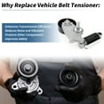 thumbnail image 7 of Unique Bargains Belt Tensioner Drive Belt Tensioner Pulley Assembly for Volvo S80 V8 4.4L 2007-2010 No.31216199 Metal 1 Pc, 7 of 7
