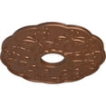 thumbnail image 3 of Ekena Millwork 17 7/8"OD x 3 7/8"ID x 1"P Terrones Butterfly Ceiling Medallion (Fits Canopies up to 3 7/8"), Hand-Painted Polished Copper, 3 of 6