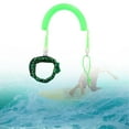 thumbnail image 2 of Surfboard Leash, 5mm Coiled Spring Leg Foot Rope, Surf Traction Rope TPU with Foot Loop ,Paddle Board Leg Strap Surfing Leash for Surfboard Green, 2 of 8