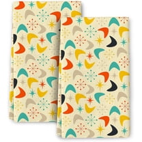 Mid Century Modern Retro Kitchen Towels, Vintage Dish Towels for Kitchen,Decorative Hand Towels Tea Towels for Kitchen Cooking Baking Home Decor,Housewarming Gifts for Women