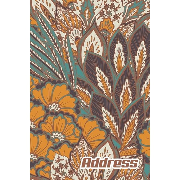 Address Book Pro Edition.: Address.: Address Book. (Vol. C85) Vintage Flower Cover Design. Glossy Cover, Contract Large Print, Font, 6" x 9" For Contacts, Addresses, Phone Numbers, Emails, Birthday An