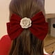 thumbnail image 5 of Bowknot Hair Bow Hair Clip Barrettes, para bebés, pequeños, adolescentes, decorativos, niñas, accesorios para el peinado del cabello, Estilo A Macarena pinza de pelo de lazo, 5 of 8