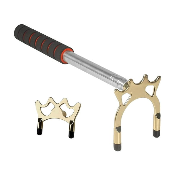 Pool Cue Bridge Stick Retractable Cue Stick Bridge Set With Removable Heads For Accessories Pool Table