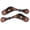 Black Turquoise Diamond, variant on Horse Western Tack Floral Painted Antique Leather Adjustable Boot Spur Straps 74FK23