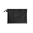 thumbnail image 2 of 5Pcs Mesh Zipper Pouch Clear Document Bag Book File Folders Stationery Pencil Case Storage Bags 5 C, 2 of 5