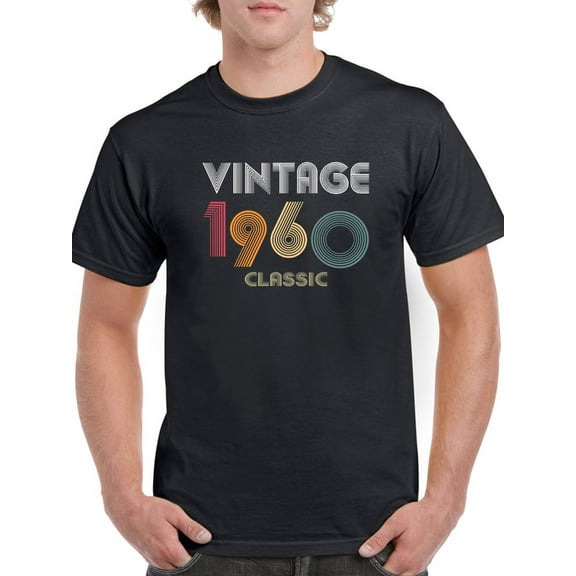 Classic Man Since 1960 Men T-Shirt, Male Small