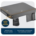thumbnail image 6 of Portable Extra Thick Stadium Seat Cushion 21x15 Inch Waterproof Bleacher Cushion with Anti-Slip Bottom Carry Straps, 6 of 7