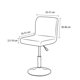 thumbnail image 2 of Funda de silla, taburete de bar blanco, funda de silla de bar con respaldo bajo, funda de asiento elástica de licra, funda para silla de comedor, funda para asiento de silla de bar, funda elástica pa, 2 of 2