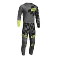 thumbnail image 1 of Thor Youth Sector Birdrock Jersey and Pant Combo Grey/Acid (Youth Large / Pants 24), 1 of 2