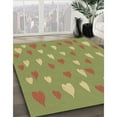 thumbnail image 2 of Ahgly Company Indoor Square Patterned Acid Green Area Rugs, 7' Square, 2 of 6