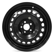 New OEM Surplus 17x7 in for 2014-2023 Jeep Cherokee Painted Black 17 inch Steel Rim