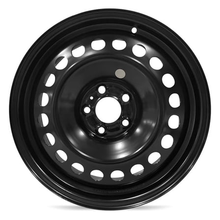 New OEM Surplus 17x7 in for 2014-2023 Jeep Cherokee Painted Black 17 inch Steel Rim