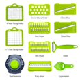 Vezyturly Vegetable Chopper,Multifunctional 15 in 1 Pro Mandolines Food