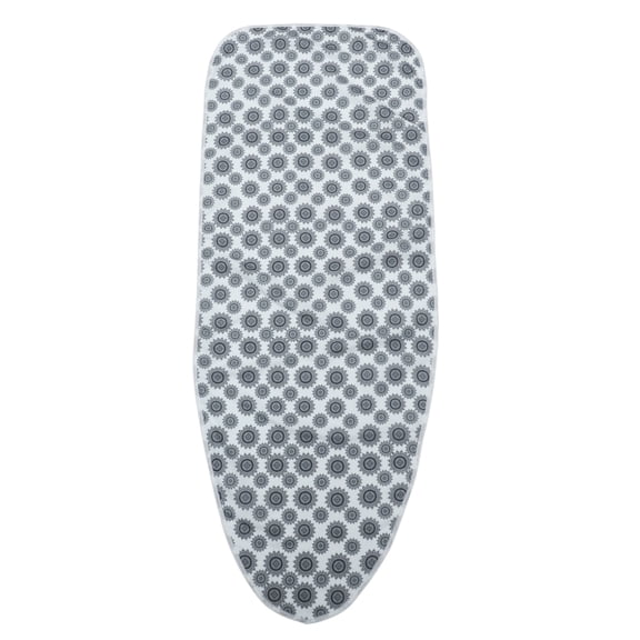 Unique Bargains 1 Pc Ironing Board Cover Durable Non Stick Ironing Cover Gray White
