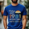 thumbnail image 2 of Vintage May 1981 T-Shirt - Retro Style Birthday Tee for Men - Meaningful Birthday Gift for May Born, 2 of 4