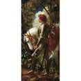 thumbnail image 2 of Watts, George Frederick 14x24 Black Modern Framed Museum Art Print Titled - Sir Galahad, 2 of 4
