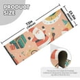 thumbnail image 5 of Yayeee Runner Rug for Bedroom 2'x6' Machine Washable Hallway Non Slip Mat, Pink Christmas Santa, 5 of 8