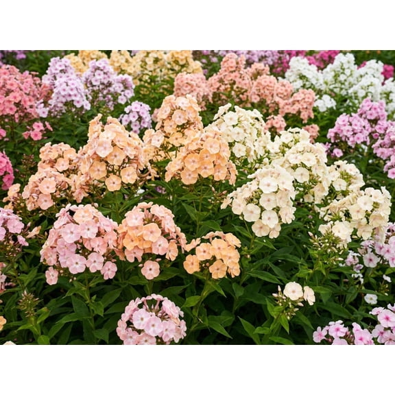 100 PHLOX OF SHEEP Pastel Mix Phlox Drummondii Multicolor Flower Seeds