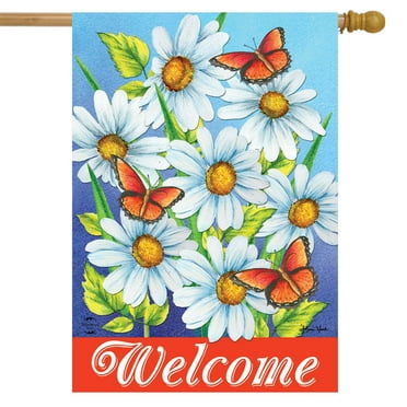 Briarwood Lane Sunshine Daisies House Flag