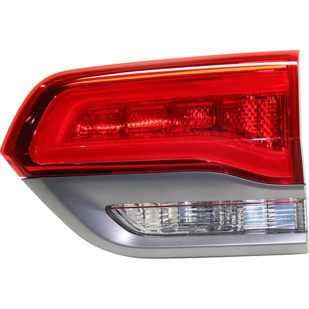 Taillight for 2014-2020 Jeep Grand Cherokee Passenger Side, Inner OE Replacement With bulb(s)