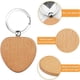 thumbnail image 2 of de Madera en Forma de CorazóN en Blanco 30 Piezas Llaveros de Madera DIY Etiquetas para Llaves Regalo DIY, 2 of 10