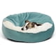 thumbnail image 2 of Dog Cat Bed with Attached Blanket Soft Plush Cozy Donut Cuddler Hooded Pet Beds Washable Round Bed Orthopedic Calming Cat Cave ShopWise Round, 2 of 10