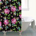 thumbnail image 5 of Waterproof Pioneer Shower Curtain 84x72 Inch Polyester Unique Colorful Floral Shower Curtain for Bathroom Hotel Home Decor with 12 Plastic Hooks, 5 of 5
