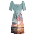 thumbnail image 5 of Gorgeous Ocean Sunset Sleeveless Dress women clothes women's evening dresses women dress, 5 of 7