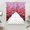 Crimson, Maroon, Scarlet, Ruby, variant on Watercolor Blue Waves Swag Valances for Windows 2 Pack, Kitchen Window Curtains 36 Inch Length, Coastal Summer Beach Ripples Privacy Swag Curtains for Living Room/Bathroom with Rod Pocket 36"x36"