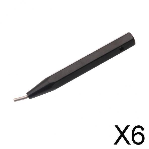 6x Destornillador Barbilla de Violín Negro, Llave de Tornillo, Herramienta de Reparación de Violín 6 piezas