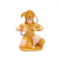 thumbnail image 1 of Estatua de resina del dios hindú Hanuman de 26 cm con acabado dorado, 1 of 3