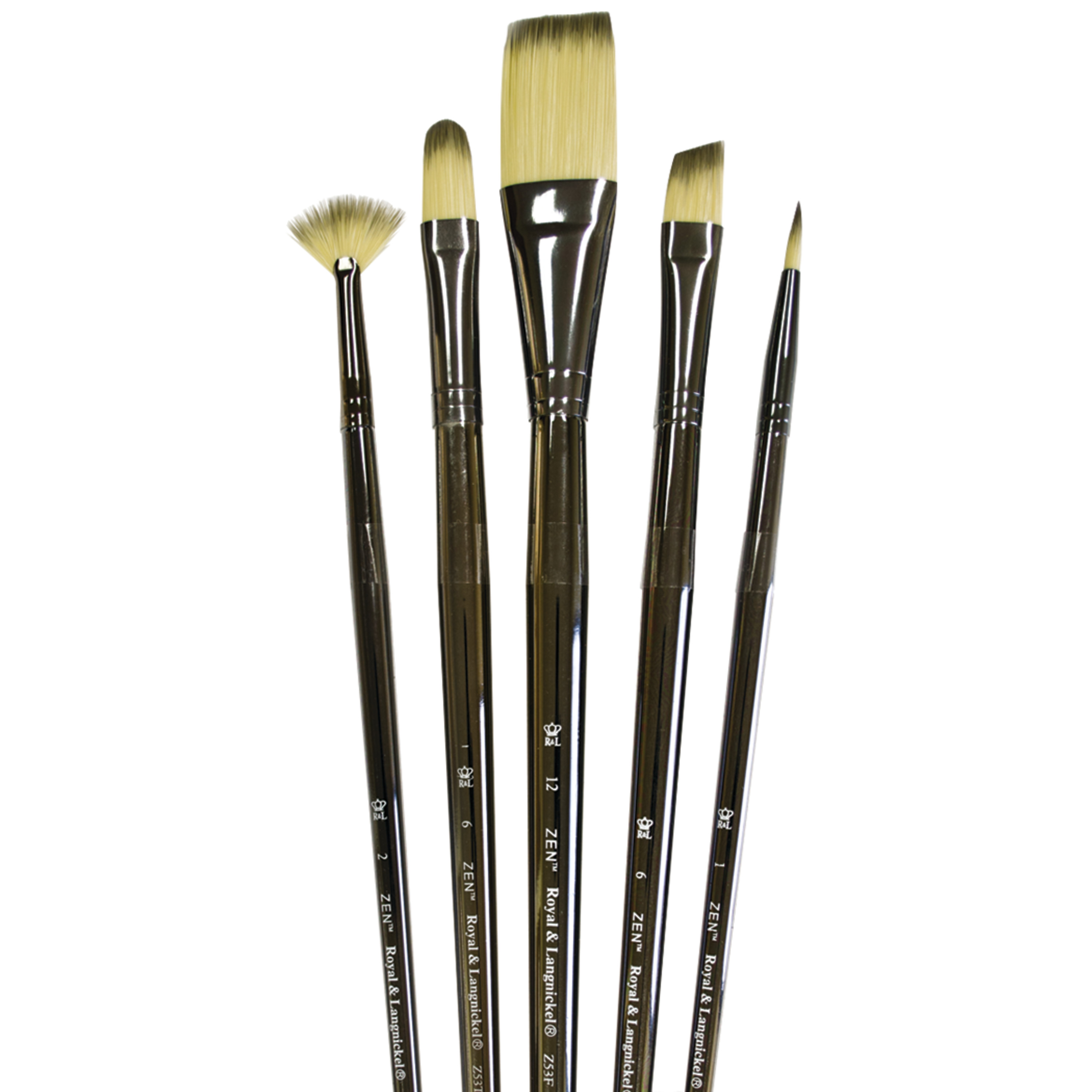 Royal Brush Zen Brush Set, Series 53, Acrylic/Oil