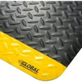 thumbnail image 2 of 36" x 60" Diamond Plate Ergonomic Mat, 15/16" Thick, Black/Yellow Border, 2 of 2